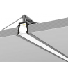 Afdæknings Click Cover i Opal Til Profil ( Model F ) 1 Meter