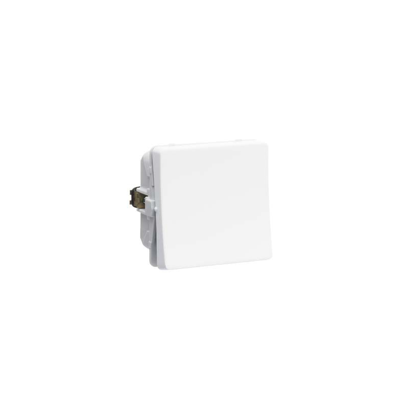Fuga 1-polet afbryder 16A 250V med LED i hvid