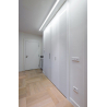 Begtin12 Hvid Indbygnings profil Til LED Strip - 1 Meter