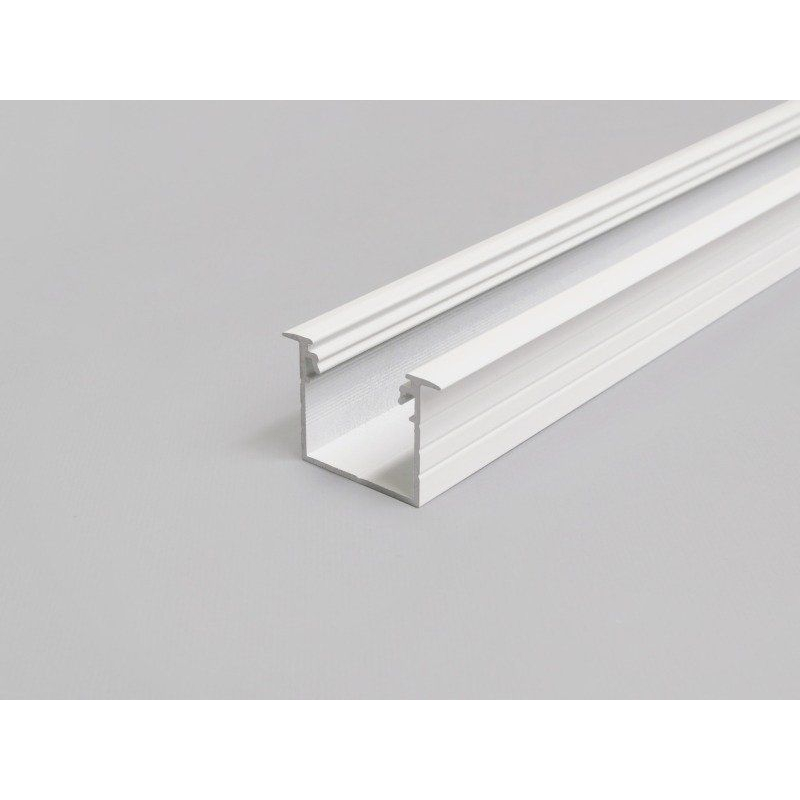 Begtin12 Hvid Indbygnings profil Til LED Strip - 1 Meter