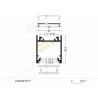 LINEA20 Aluminiumsprofil Til LED Strip (Model F) - 2 Meter