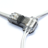 StripClip™ Easy Splice Dobbelt kabelsamler IP20 T-type
