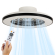 LED Loftlampe & Ventilator Ø500 (CCT Lys 2000K - 4000K) - Sort
