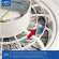 LED Loftlampe & Ventilator Ø500 (CCT Lys 2000K - 4000K) - Sort