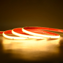 CUT12 Flex COB LED Strip 230V i 3000K, 10W/m, IP65, Dæmpbar - Metermål