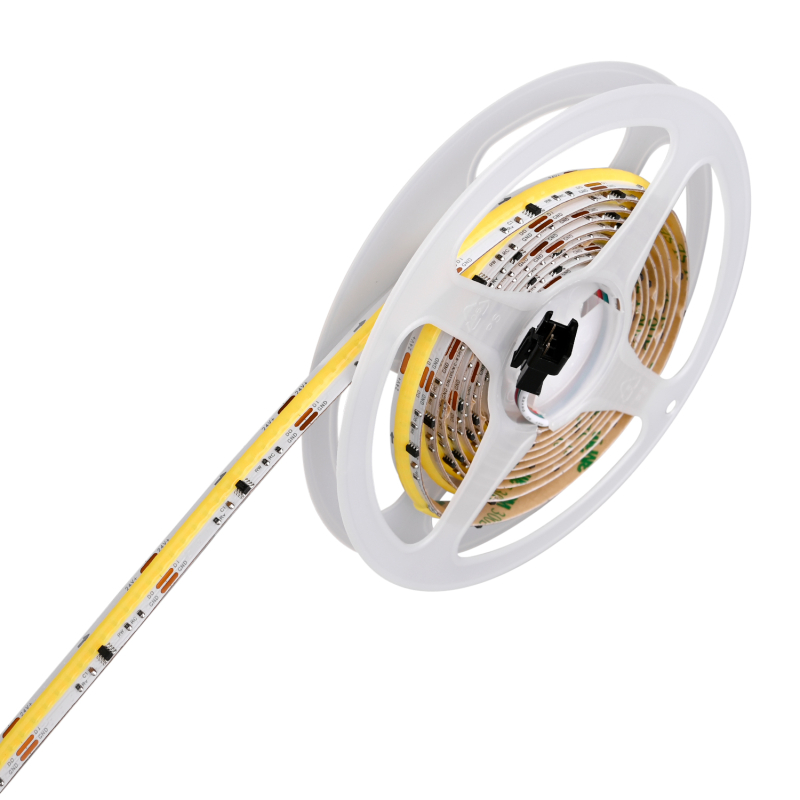 Digital Running COB CCT LED Strip 24V i 3000K, 19W/m, 24V, IP20, Ra90 - 5 Meter
