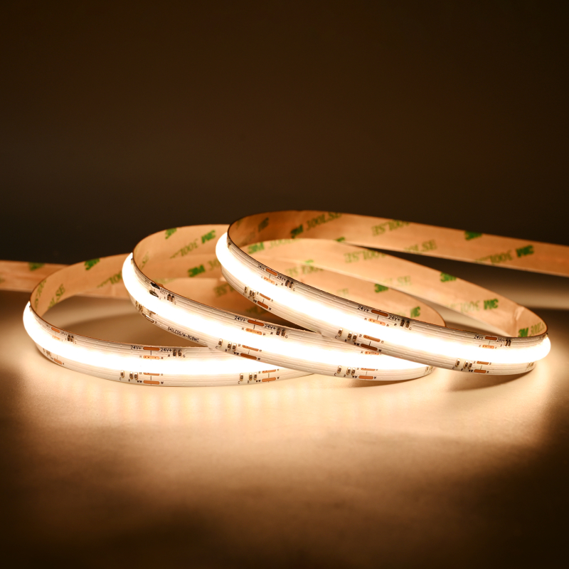 DKL RGBW COB LED Strip 24V, 18W/m, IP20, Ra90 - 5 Meter