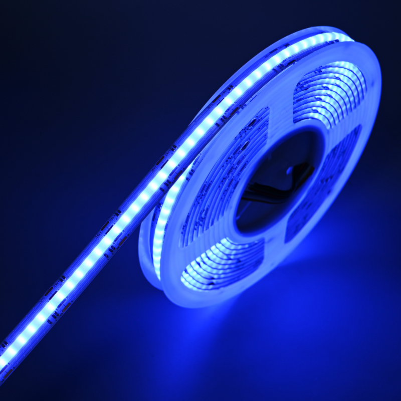 DKL RGBW COB LED Strip 24V, 18W/m, IP20, Ra90 - 5 Meter