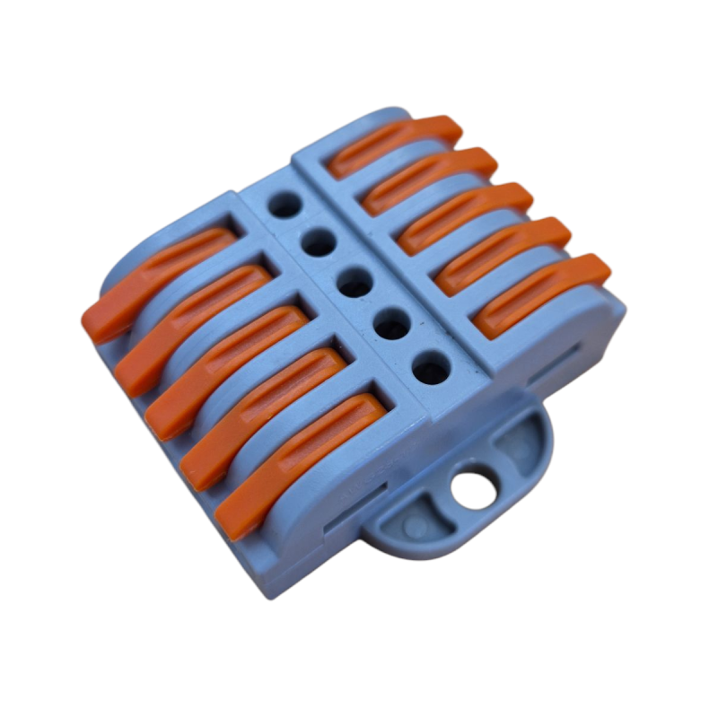 Dobbelt Gennemgangs Samlemuffe 10x0,2-4 mm² (5-250V)