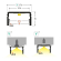 UNI14 Hvid Alu Profil Til LED Strip (Model C3) - 2 Meter