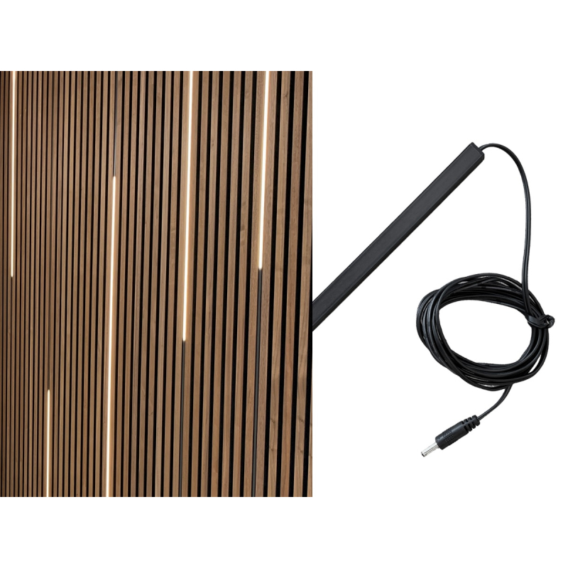 MODULE Akustikpanel LED Skinne i 3000K 7,2W, 24V, Ra90, Dæmpbar - 120 cm