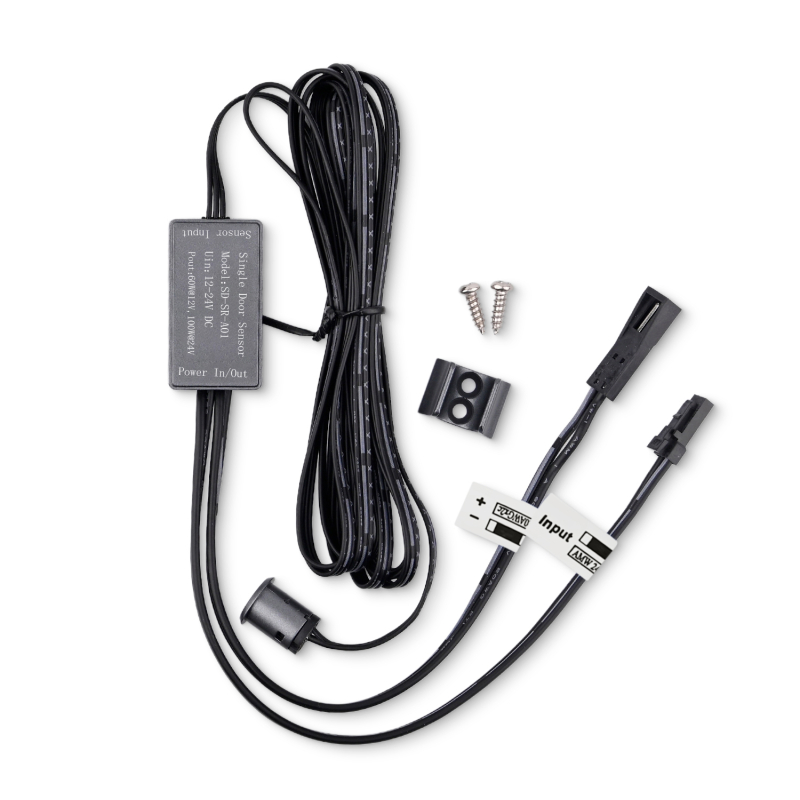 Mini Berøringsfri Dør Sensor Til 12V-24V - Sort