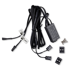 Dobbelt Mini Berøringsfri Dør/Skab Sensor Til 12V-24V - Sort
