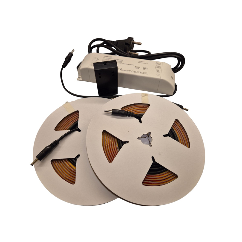 Skabslys COB LED Strip Sæt - 2700K, Ra90, Dæmpbar (4-pak)
