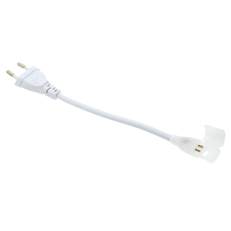 Tilslutningskabel i Hvid Til CUT10 Flex COB LED Strip 230V