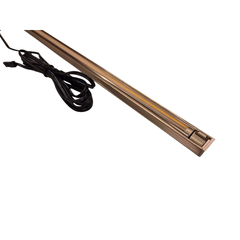 Rota-Lux Drejebar Akustikpanel LED Skinne i 3000K 2W, 24V, Ra90, Dæmpbar - 30 cm