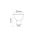 Dim2Warm GU10 LED Pære 5,5W (2200K-3000K) 345Lm, Ra90 - 60°
