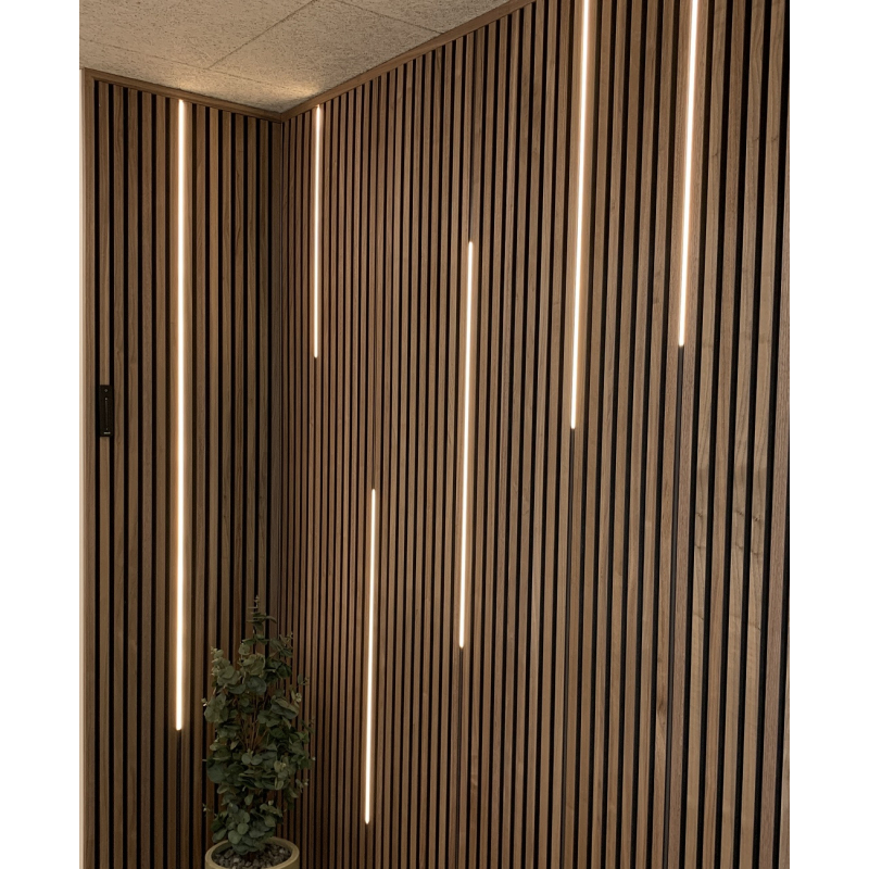 Akustikpanel LED Lys Sæt (Med Fjernbetjening) - 4x60/3x120 cm.