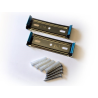 High-Lux Sort LED Armatur 40W, 5200lm i 4000K, Gennemfortrådet - 1200mm