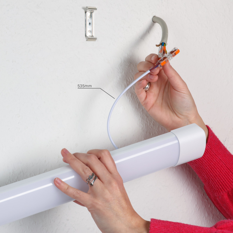 High-Lumen LED Armatur På 40W i 4000K, IP40, 230V - 150 cm