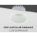 8 Stk. Lyra DEEP LED Indbygningsspot 8W, 3000K/4000K, Ra94, Dæmpbar - Hvid
