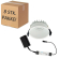 8 Stk. Lyra DEEP LED Indbygningsspot 8W, 3000K/4000K, Ra94, Dæmpbar - Hvid