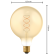 Røgfarvet LED Globepære E27, G125, 4W, 1800K, 250Lm, Dæmpbar