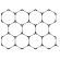 Hexagon LED Lysskinne Loftgitter (Komplet Med 11 Felter)