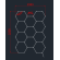 Hexagon LED Lysskinne Loftgitter (Komplet Med 11 Felter)