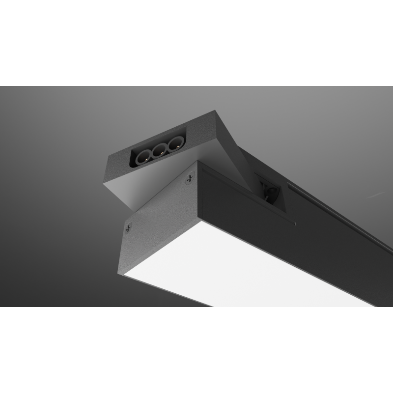 Sort LED Armatur 24W...
