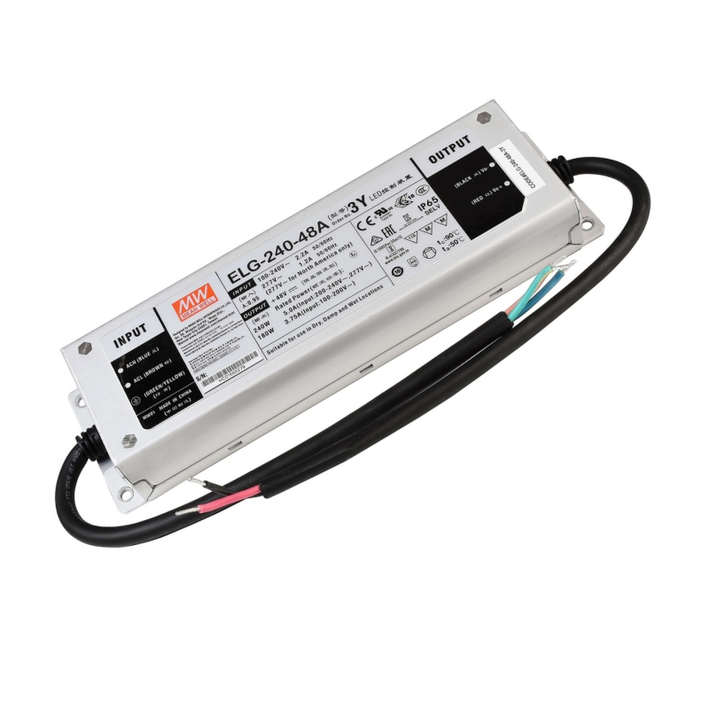 Mean Well ELG-240 LED Driver Til 48V MAX 240W, IP67, 230V