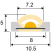 NEON COB LED Strip IP67 i 3000K, 10W, 24V, Ra90, Dæmpbar