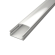 SURFACE 1 Hvid Alu Profil Til LED Strip (Komplet) - 2 Meter