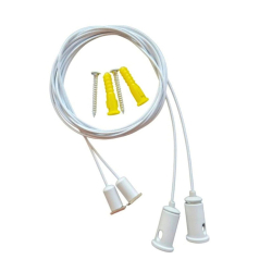 Wireophæng i Hvid Til Alu...