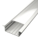 RECESSED 3 Hvid Indbygnings profil Til LED Strip (Komplet) - 2 Meter