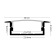 RECESSED 3 Hvid Indbygnings profil Til LED Strip (Komplet) - 2 Meter
