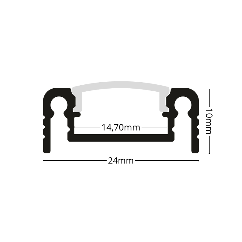 SURFACE 13 Sort Alu Profil...