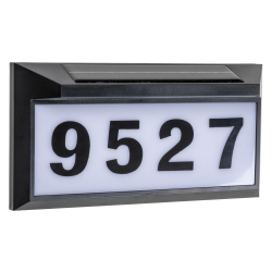 Husnummer Solcelle LED...