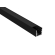 Komplet Alu Profil i Sort Til LED Strip (10x10 mm) - 2x60 cm.