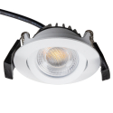 Low Profile LED Indbygningsspot 5W, Dim2Warm, Ra95 - Hvid