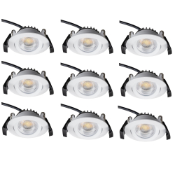 9 x Low Profile LED...