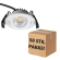 50 x Low Profile LED Indbygningsspot 5W, Dim2Warm, Ra95 - Hvid