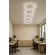 Hexagon Lang LED Lysskinne Loftgitter (Komplet Med 5 Felter)