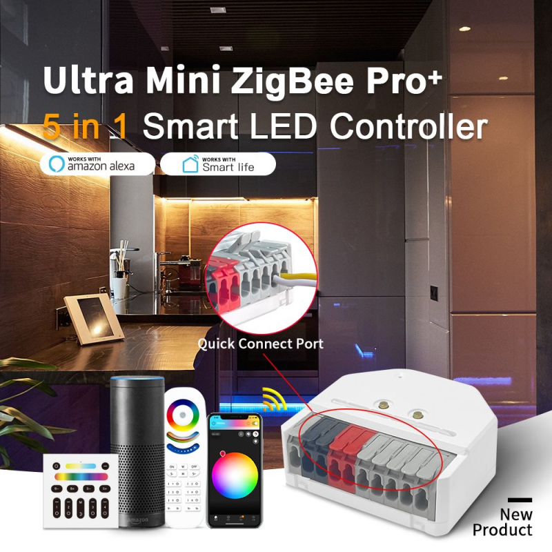 Gledopto PRO+ 5-i-1 ZigBee...