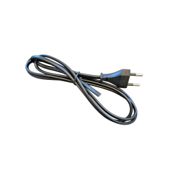 230V Strøm Kabel i Sort Med...