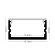 SURFACE 10 Sort Alu Profil Til LED Strip (Komplet) - 2 Meter