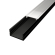 SURFACE 10 Sort Alu Profil Til LED Strip (Komplet) - 2 Meter