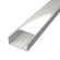 SURFACE 3 Hvid Alu Profil Til LED Strip (Komplet) - 2 Meter