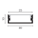 SURFACE 30 Alu Profil Til LED Strip (Komplet) - 2 Meter