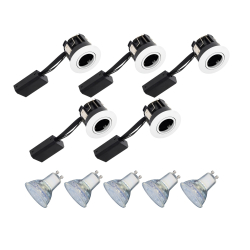 5 Stk. Lyra Indbygningsspot...